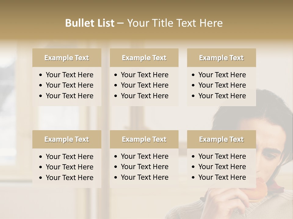 Stockphotos Snack Ornate PowerPoint Template