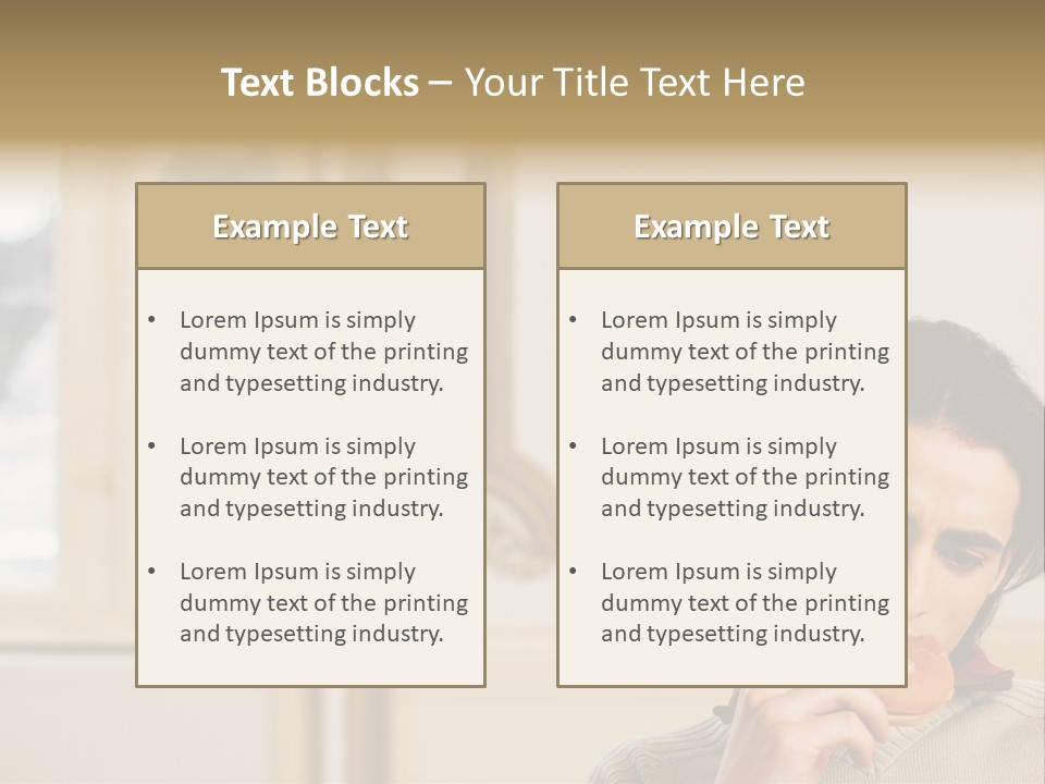 Stockphotos Snack Ornate PowerPoint Template