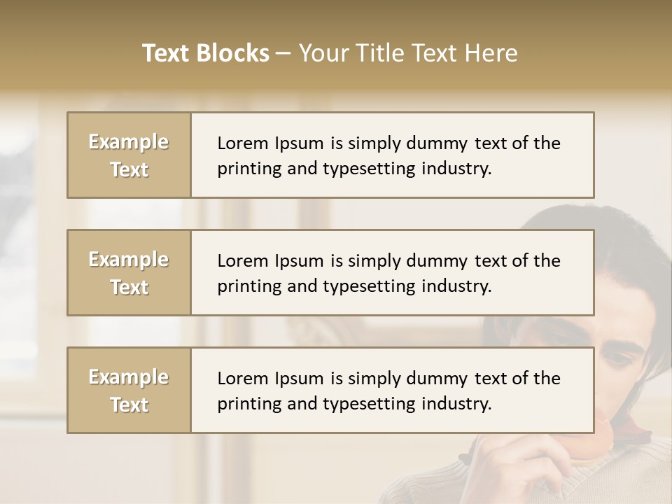 Stockphotos Snack Ornate PowerPoint Template