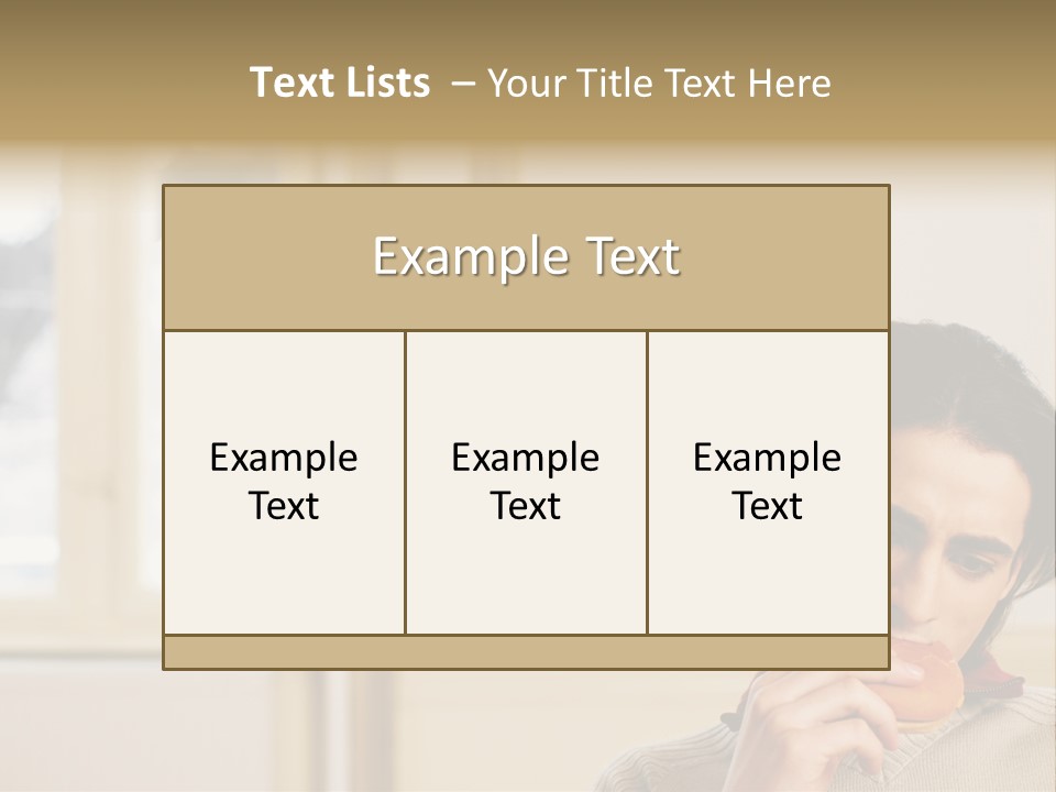 Stockphotos Snack Ornate PowerPoint Template