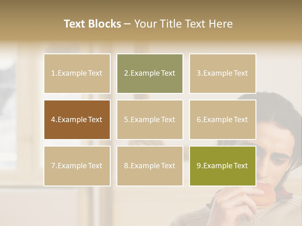 Stockphotos Snack Ornate PowerPoint Template