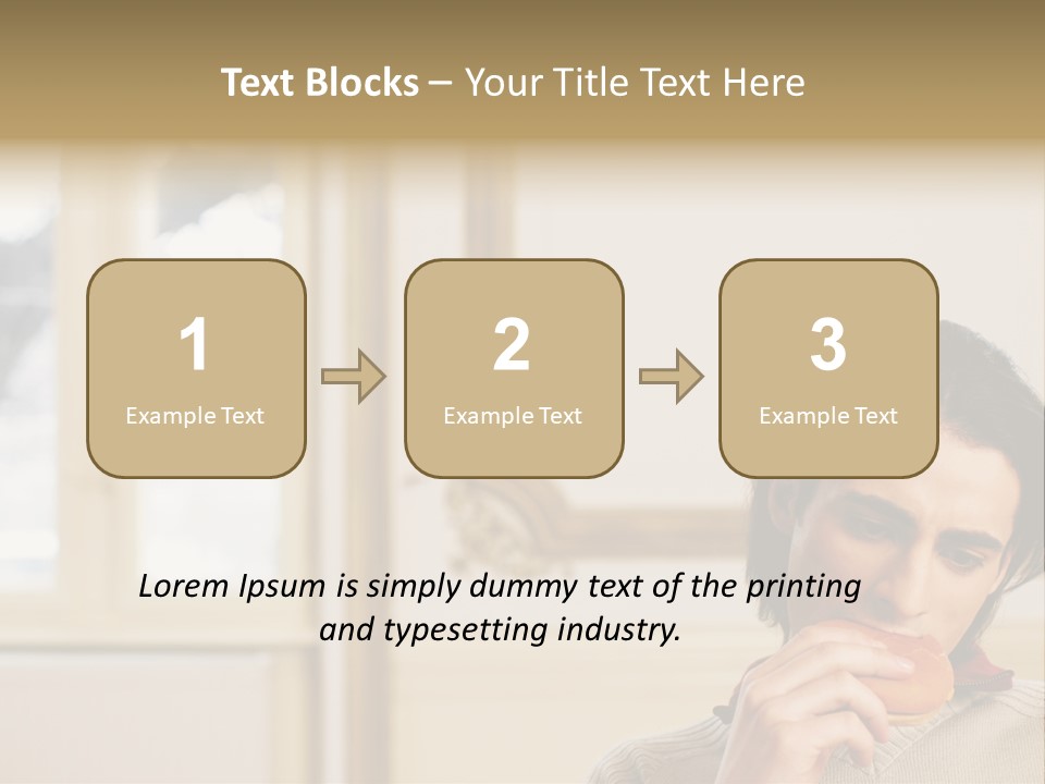 Stockphotos Snack Ornate PowerPoint Template