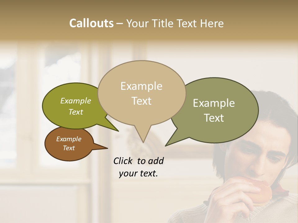 Stockphotos Snack Ornate PowerPoint Template