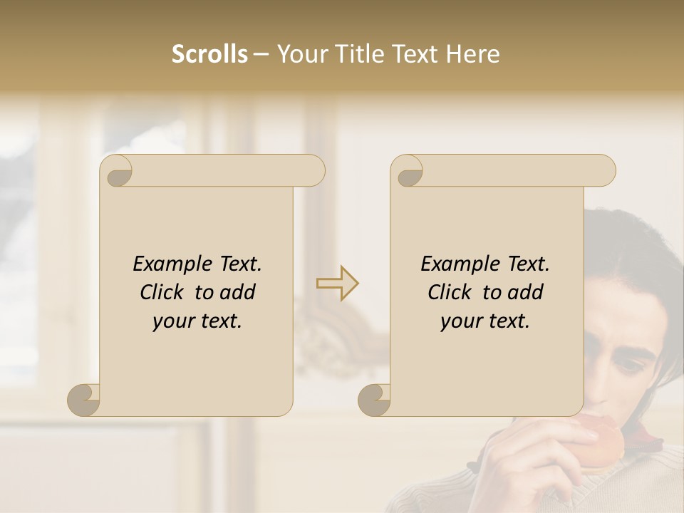 Stockphotos Snack Ornate PowerPoint Template