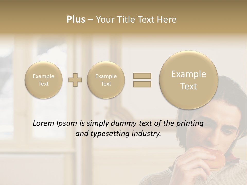 Stockphotos Snack Ornate PowerPoint Template