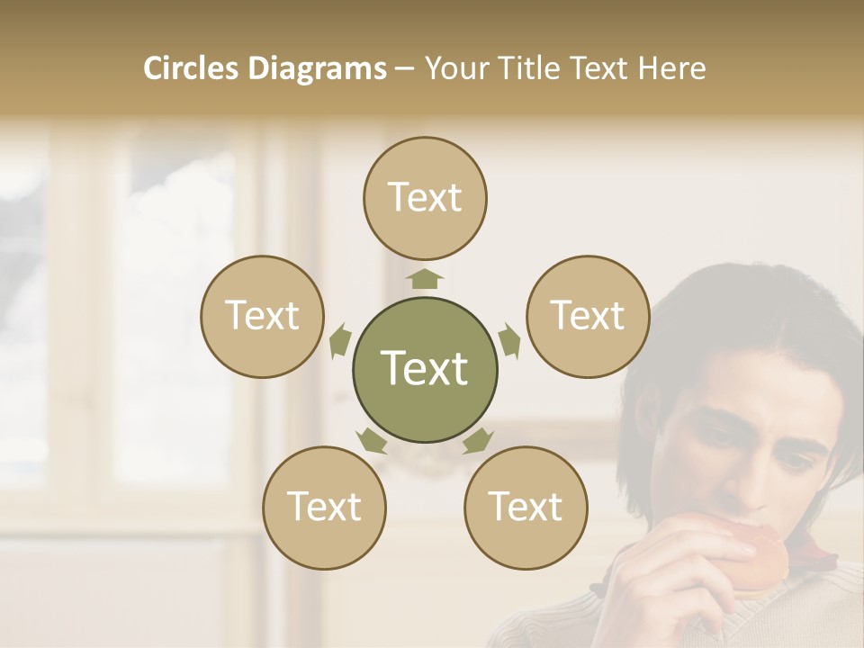 Stockphotos Snack Ornate PowerPoint Template