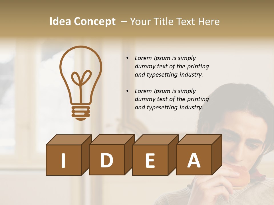 Stockphotos Snack Ornate PowerPoint Template