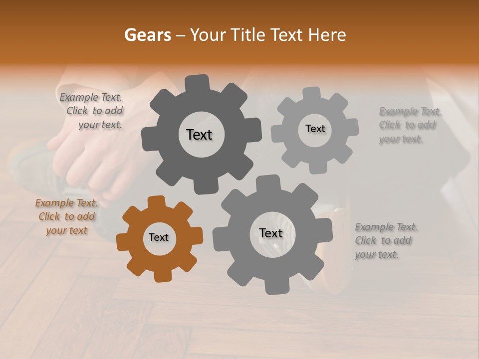 Royaltyfree Officeworker Stockimage PowerPoint Template