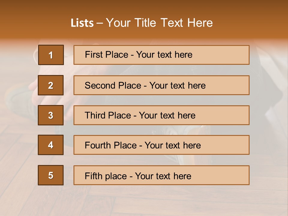 Royaltyfree Officeworker Stockimage PowerPoint Template