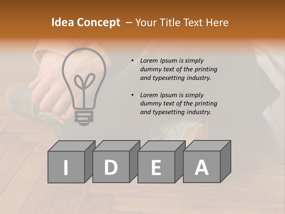 Royaltyfree Officeworker Stockimage PowerPoint Template