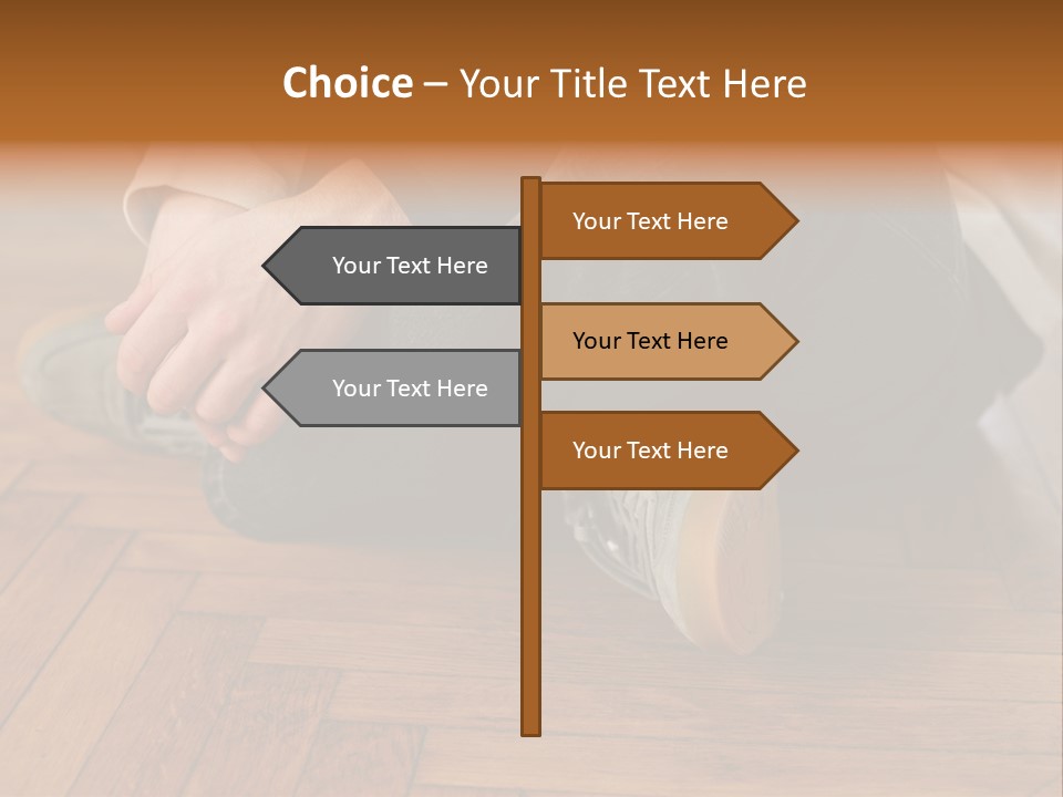 Royaltyfree Officeworker Stockimage PowerPoint Template