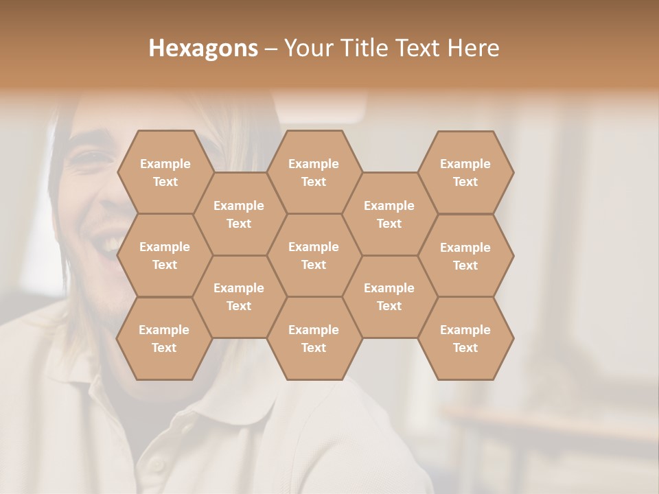 Ornate Picture Man PowerPoint Template