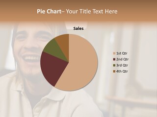 Ornate Picture Man PowerPoint Template