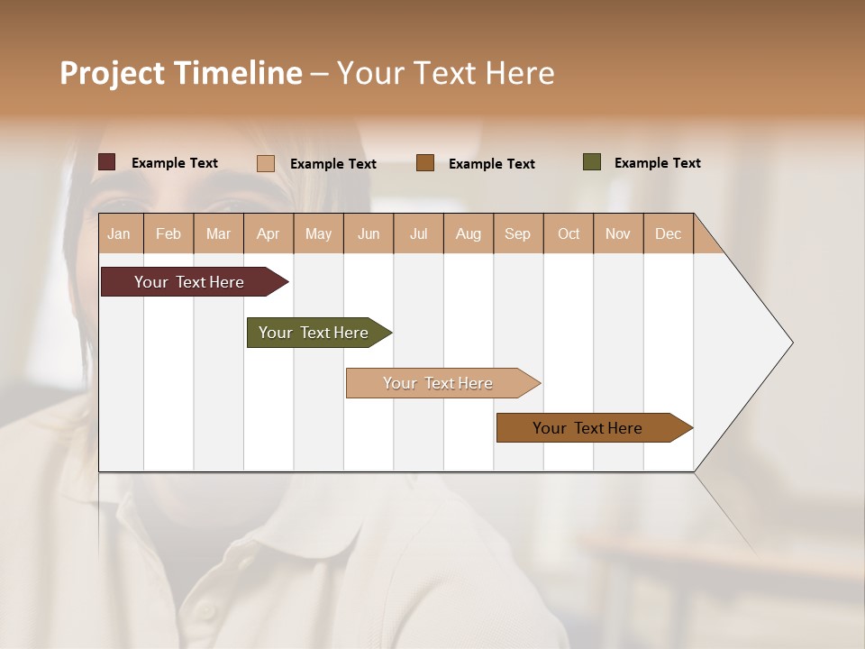Ornate Picture Man PowerPoint Template