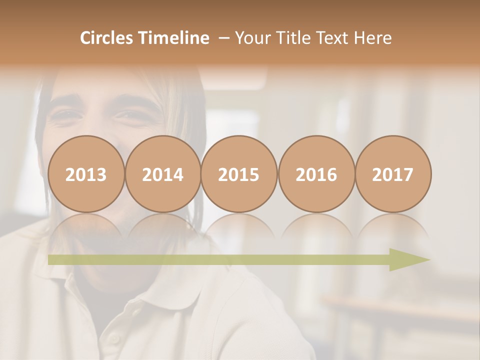 Ornate Picture Man PowerPoint Template