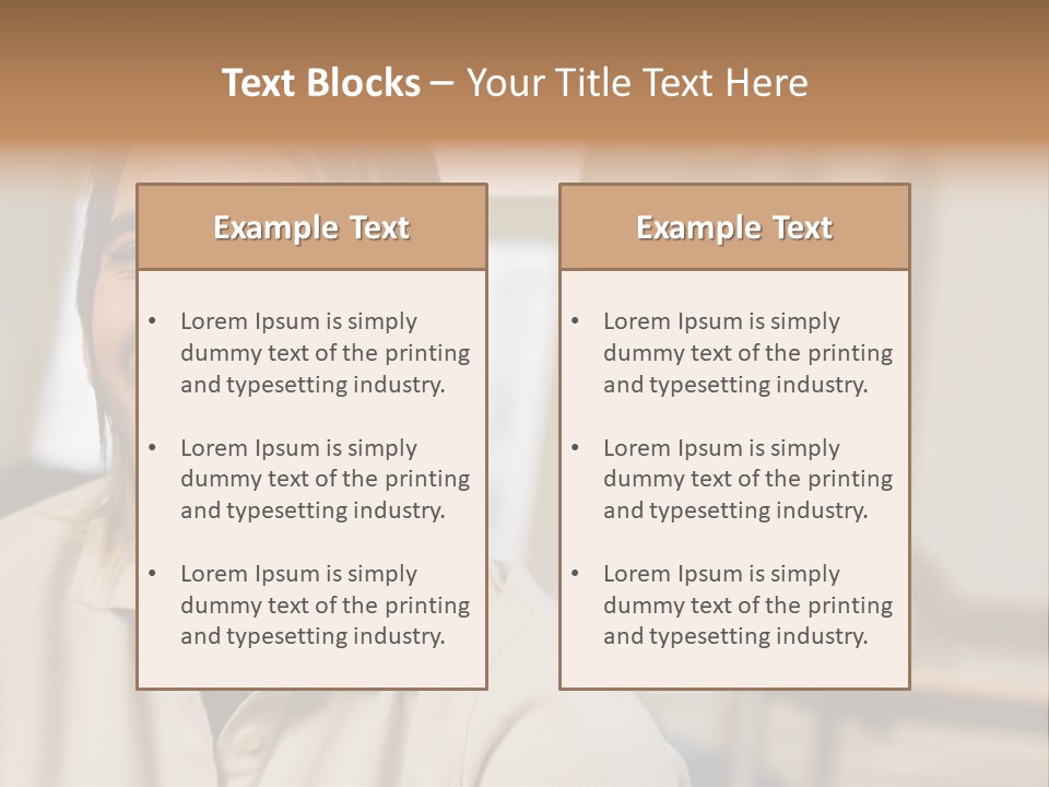 Ornate Picture Man PowerPoint Template