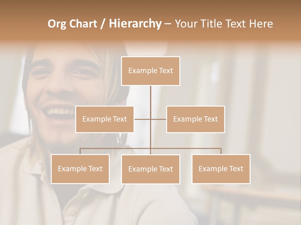 Ornate Picture Man PowerPoint Template