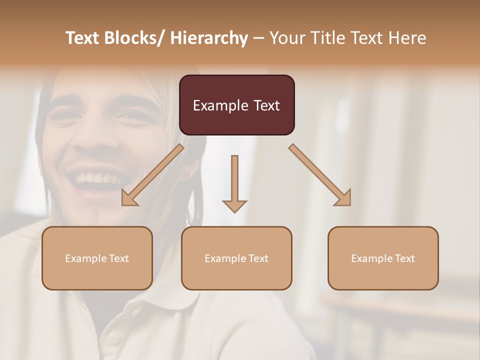 Ornate Picture Man PowerPoint Template