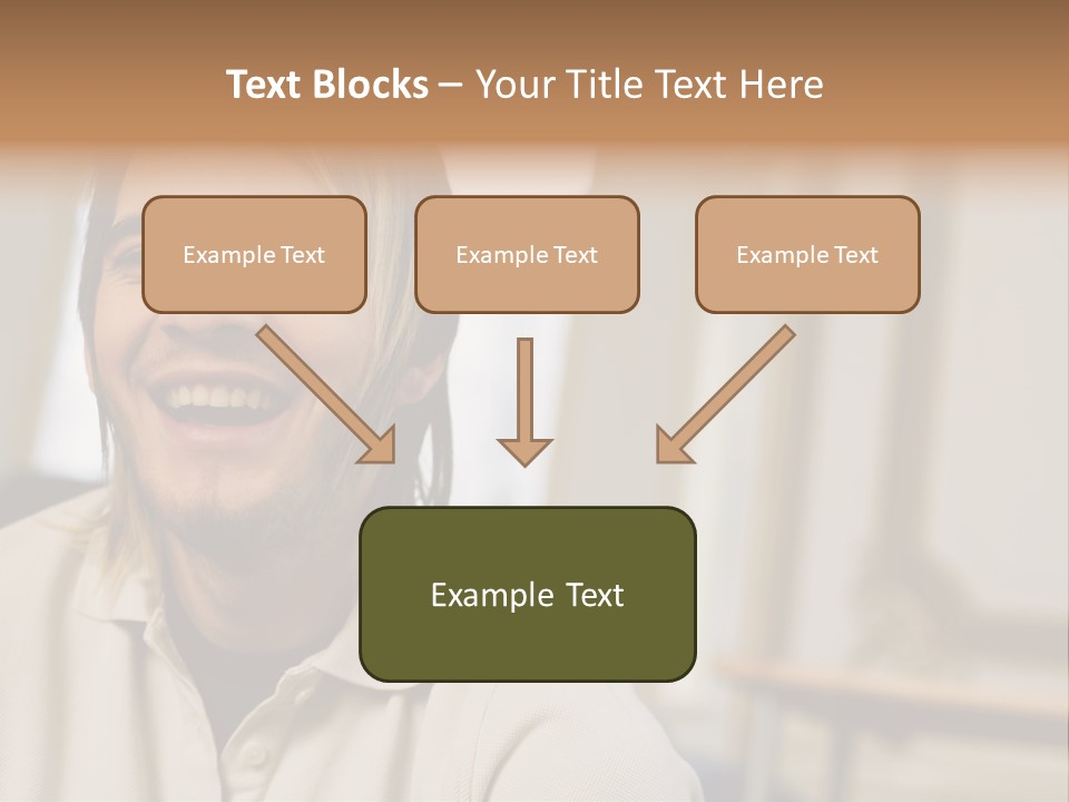 Ornate Picture Man PowerPoint Template