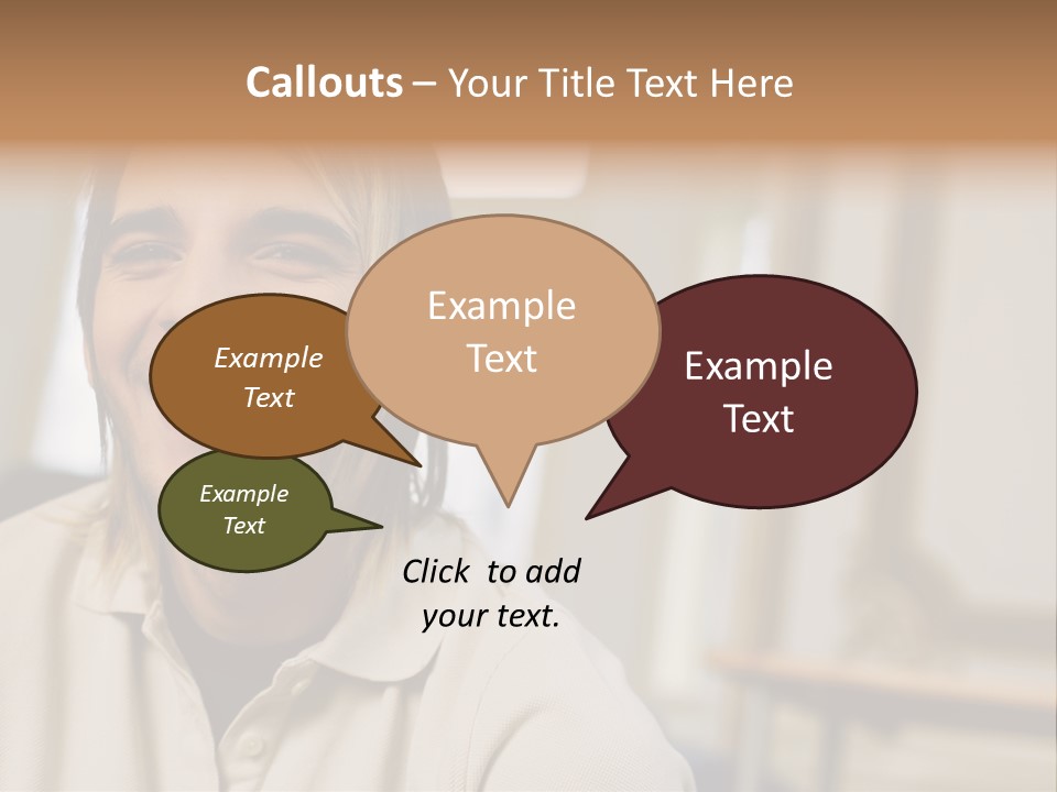 Ornate Picture Man PowerPoint Template