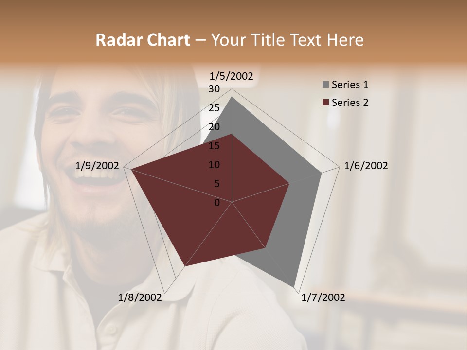 Ornate Picture Man PowerPoint Template