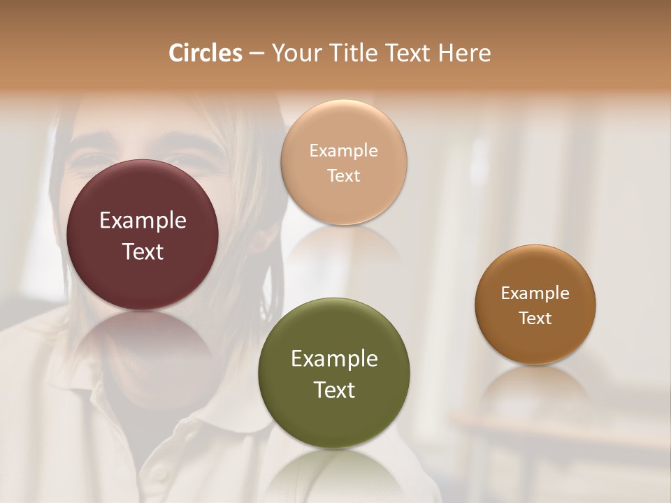 Ornate Picture Man PowerPoint Template