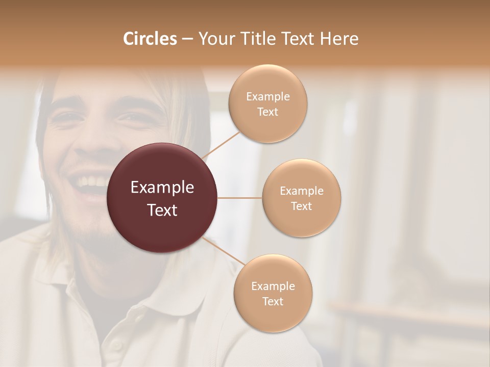 Ornate Picture Man PowerPoint Template