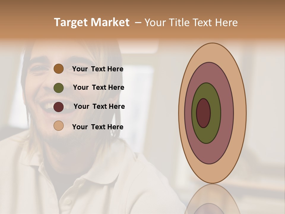 Ornate Picture Man PowerPoint Template