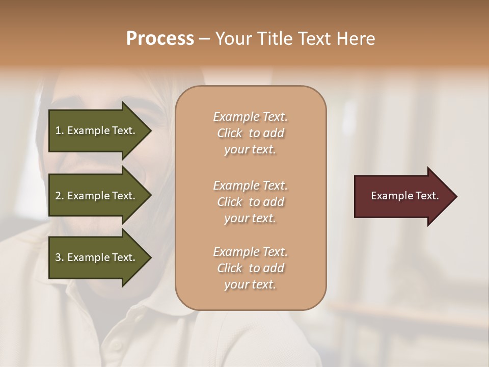 Ornate Picture Man PowerPoint Template