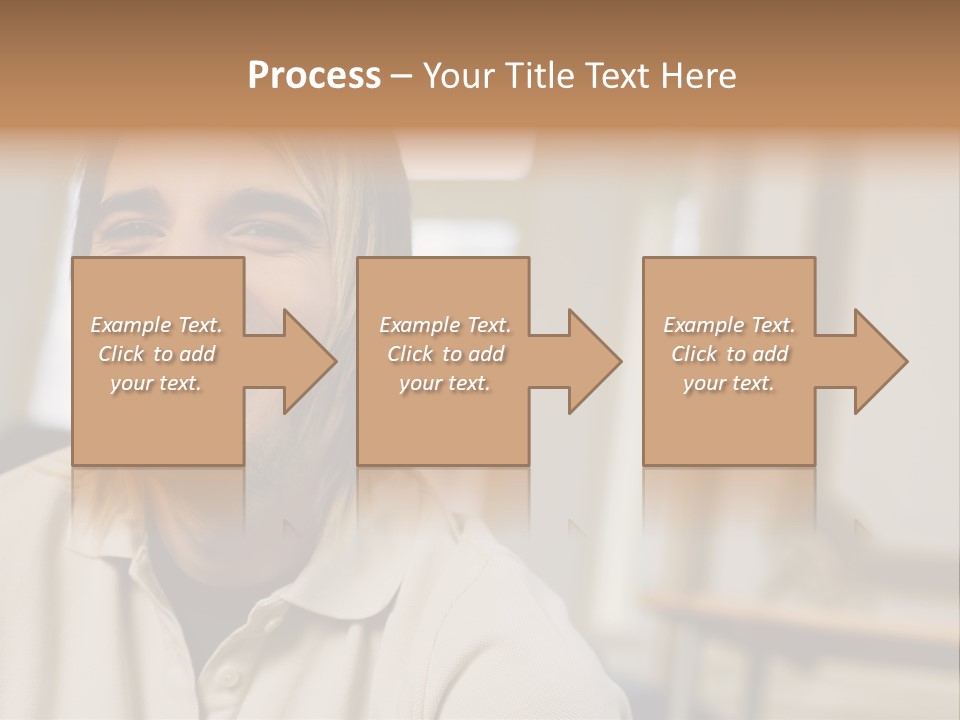 Ornate Picture Man PowerPoint Template