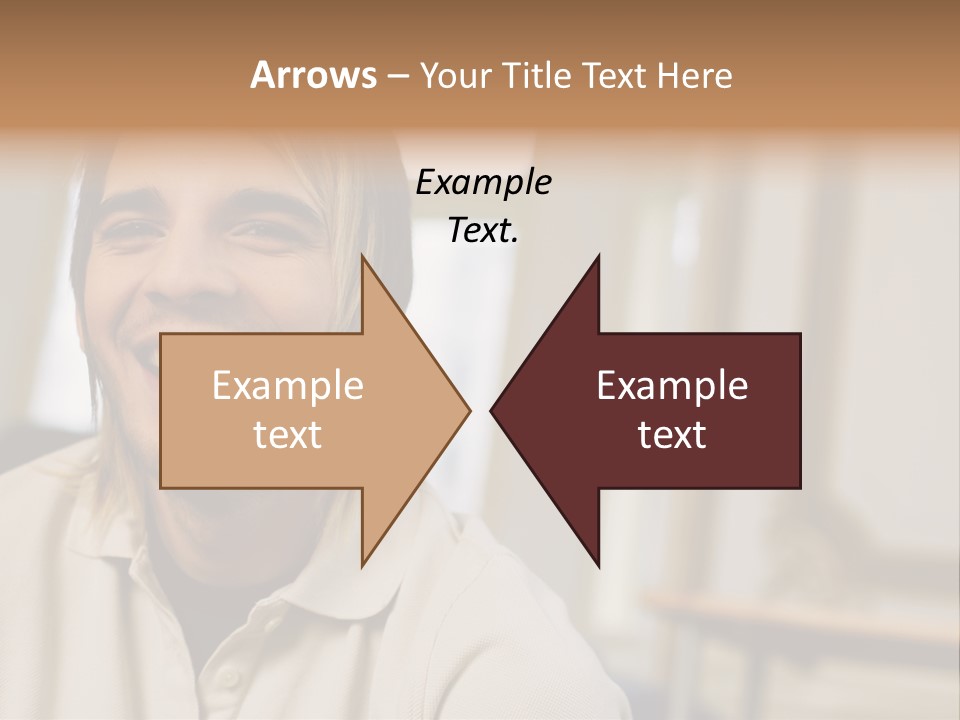 Ornate Picture Man PowerPoint Template