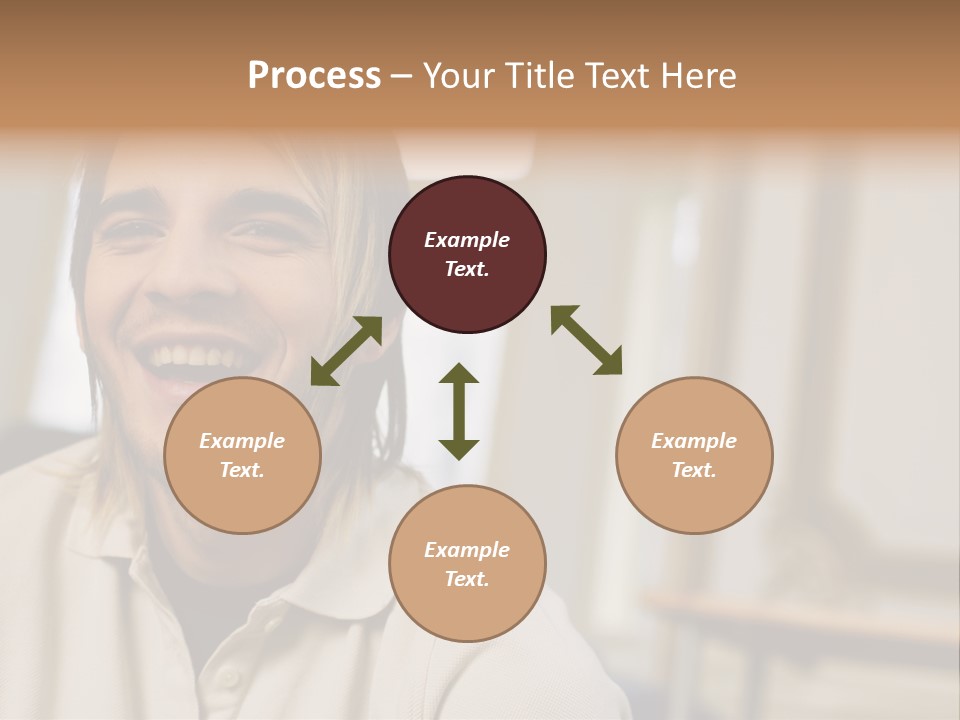 Ornate Picture Man PowerPoint Template