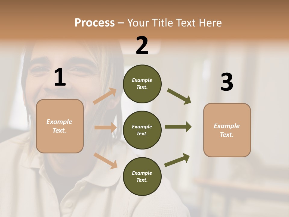 Ornate Picture Man PowerPoint Template