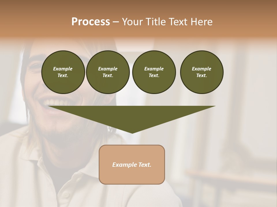 Ornate Picture Man PowerPoint Template
