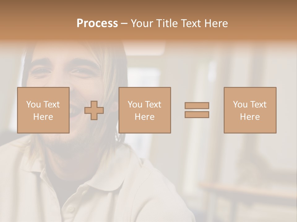 Ornate Picture Man PowerPoint Template
