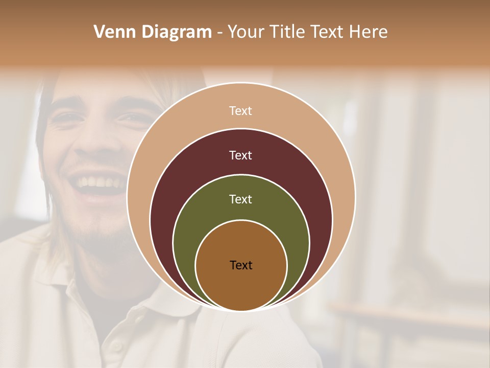 Ornate Picture Man PowerPoint Template