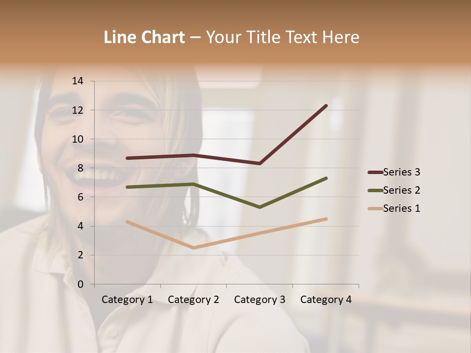 Ornate Picture Man PowerPoint Template