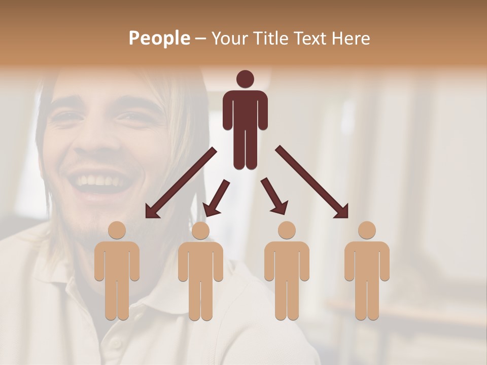 Ornate Picture Man PowerPoint Template