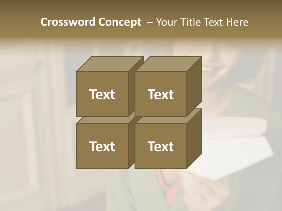 Wallmurals Officeworker Posters PowerPoint Template