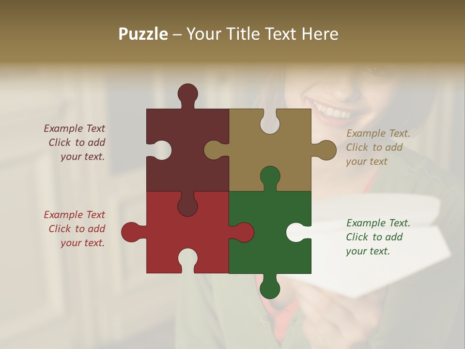 Wallmurals Officeworker Posters PowerPoint Template