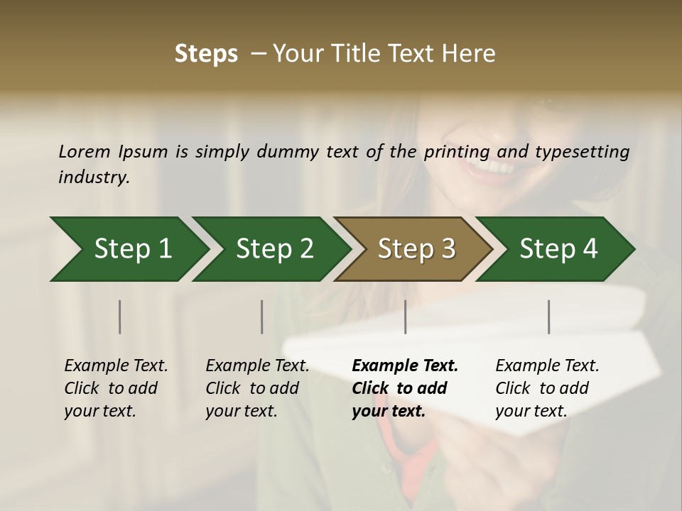 Wallmurals Officeworker Posters PowerPoint Template