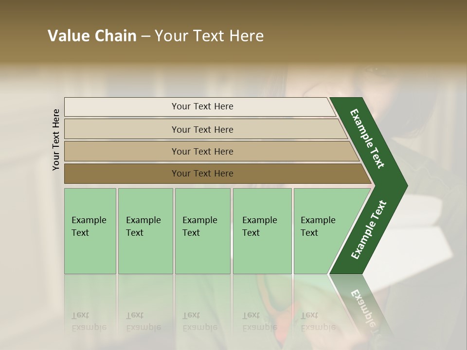 Wallmurals Officeworker Posters PowerPoint Template