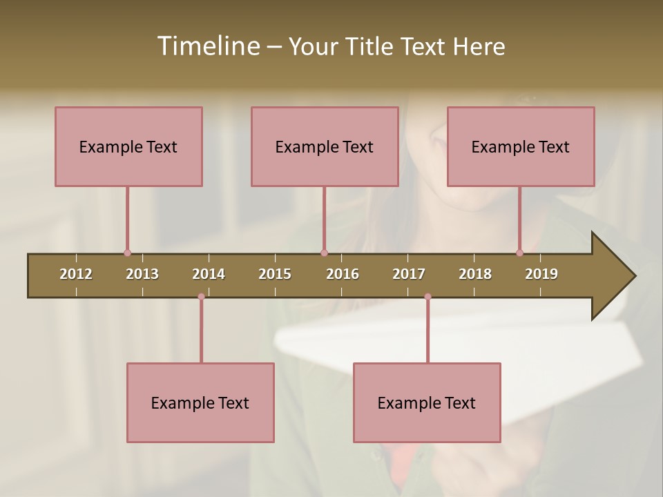 Wallmurals Officeworker Posters PowerPoint Template