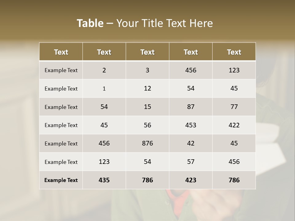 Wallmurals Officeworker Posters PowerPoint Template
