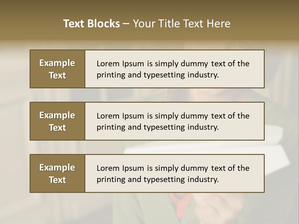 Wallmurals Officeworker Posters PowerPoint Template