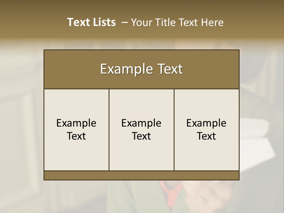 Wallmurals Officeworker Posters PowerPoint Template