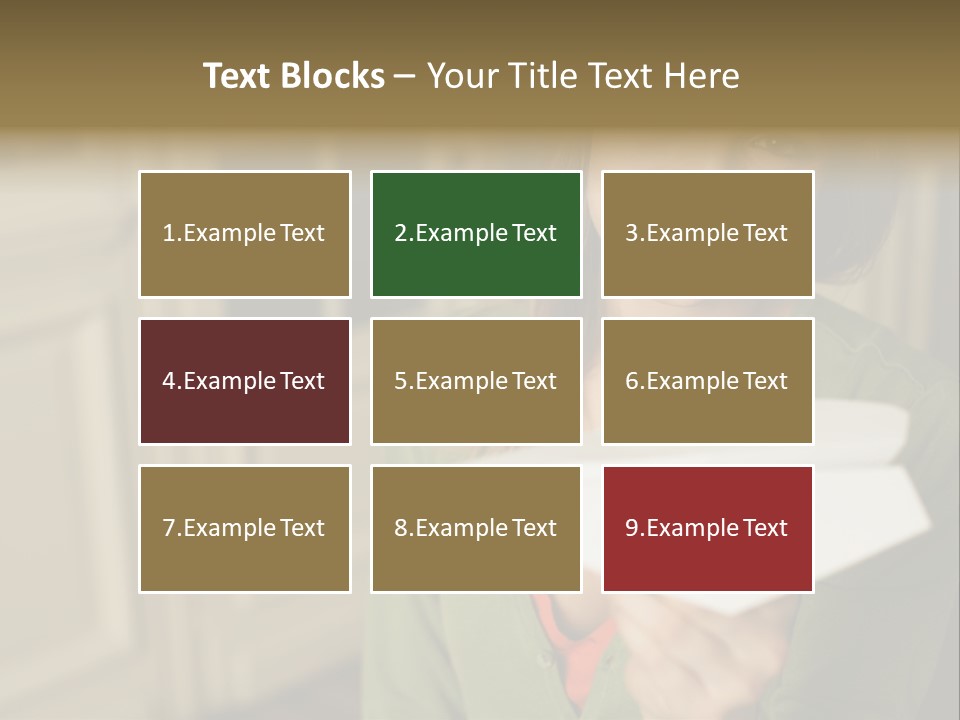 Wallmurals Officeworker Posters PowerPoint Template