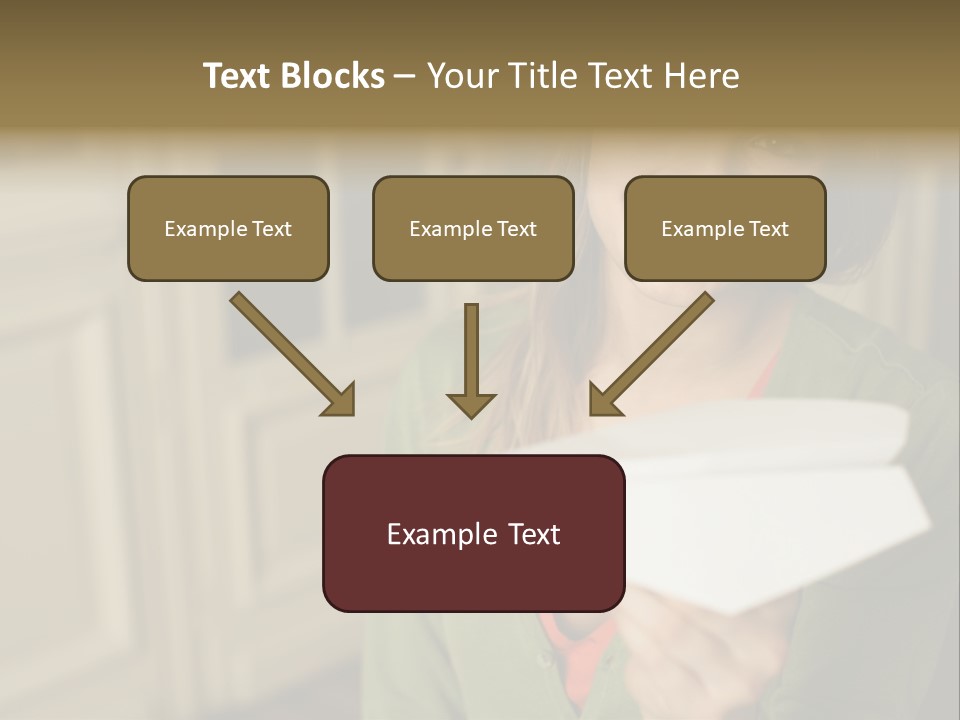 Wallmurals Officeworker Posters PowerPoint Template