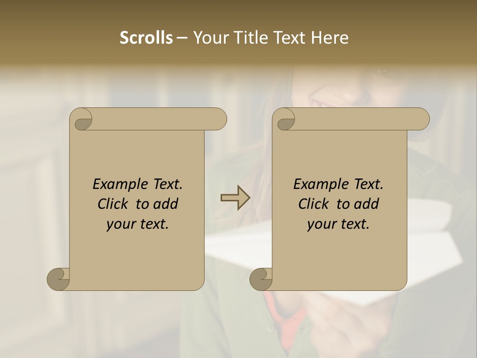 Wallmurals Officeworker Posters PowerPoint Template