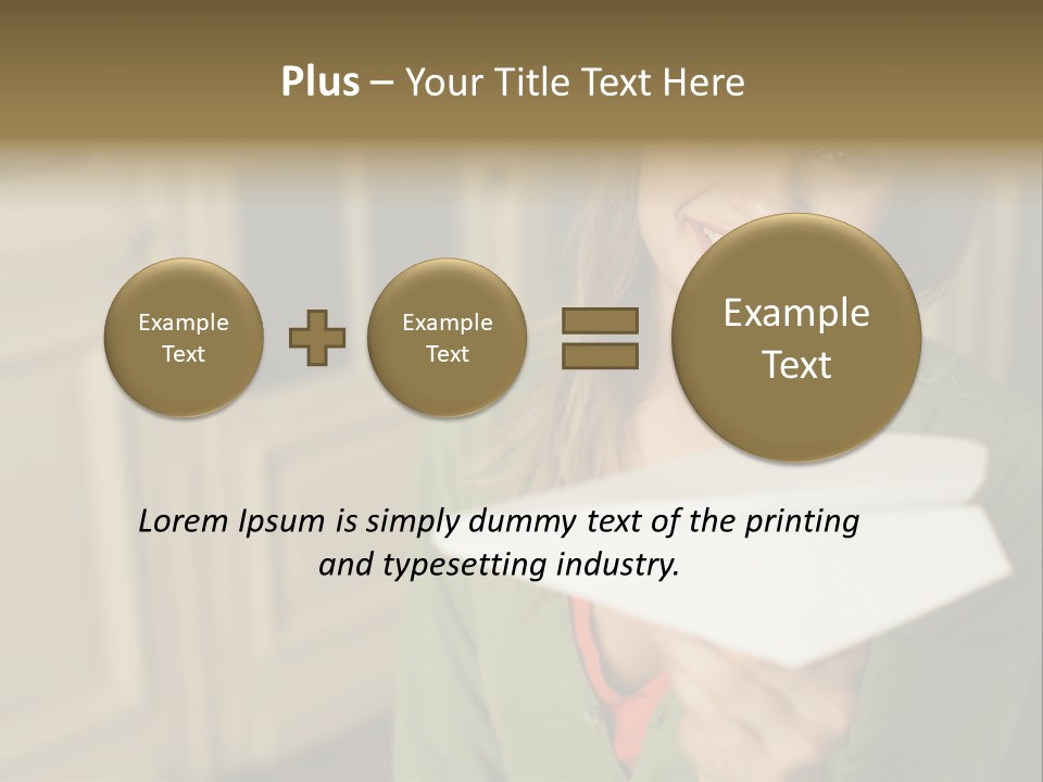 Wallmurals Officeworker Posters PowerPoint Template